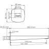 Встраиваемый комплект для раковины WASSERKRAFT A8652.314